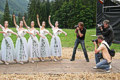 Zum Vergrößern bitte anklicken; Ballett und Wildnis - Freiluftaufführung des Bayerischen Staatsballetts im Nationalpark Berchtesgaden am 30.6. und 1.7.2007